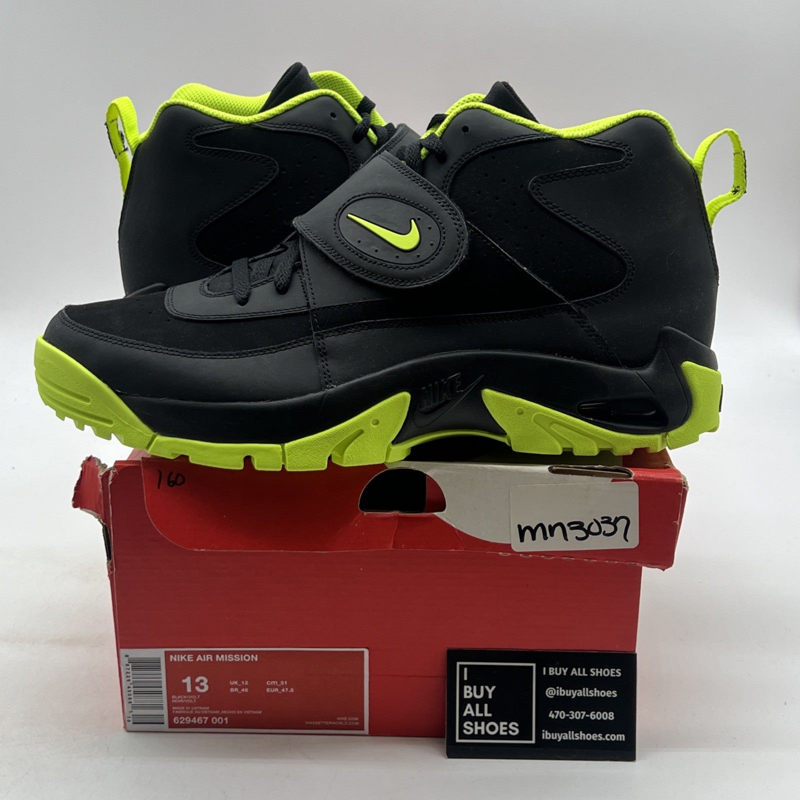 Size 13 - Nike Air Mission Yellow (629467-001)