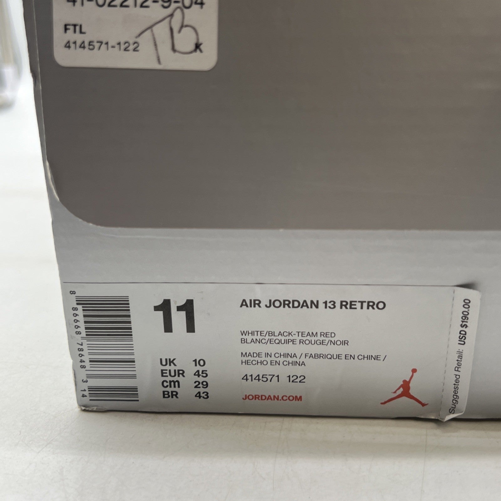 Size 11 - Air Jordan 13 Retro Chicago 2017 (414571-122)
