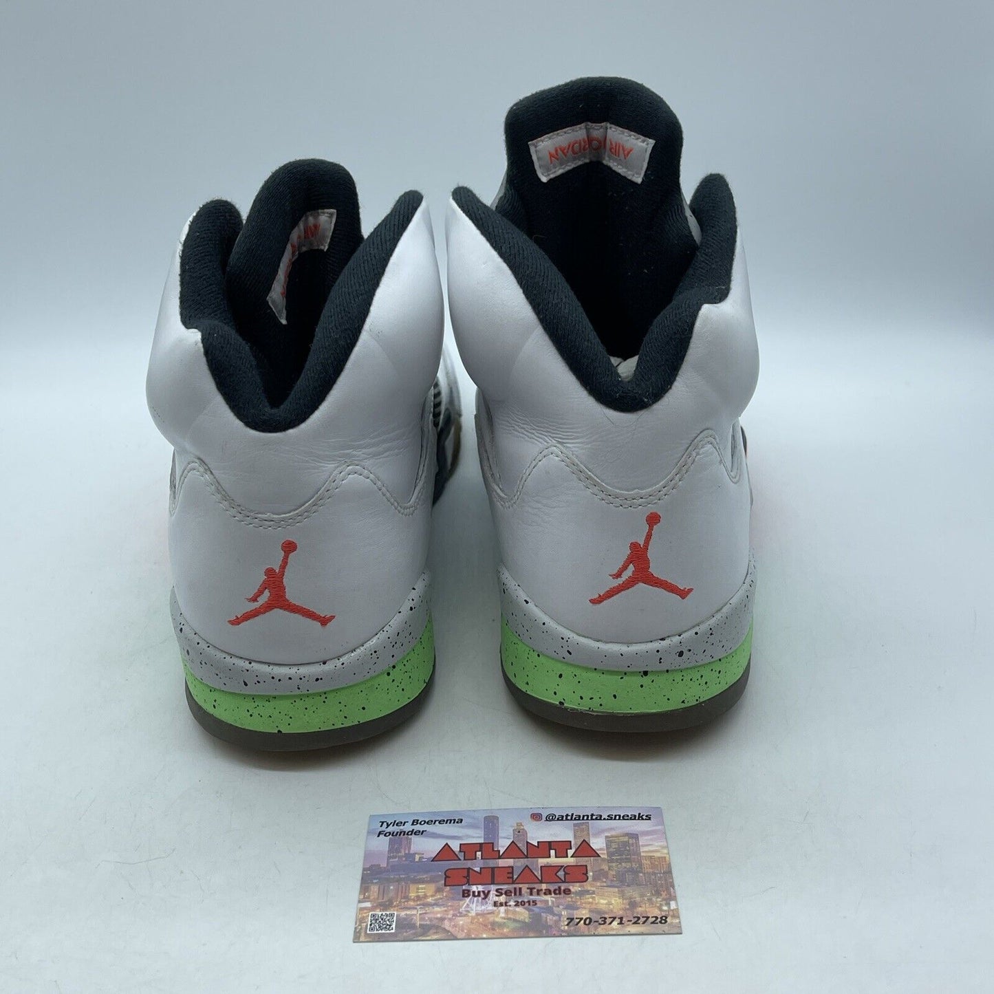 Size 10 - Air Jordan 5 Retro Pro Stars White Black Red Leather (136027-115)