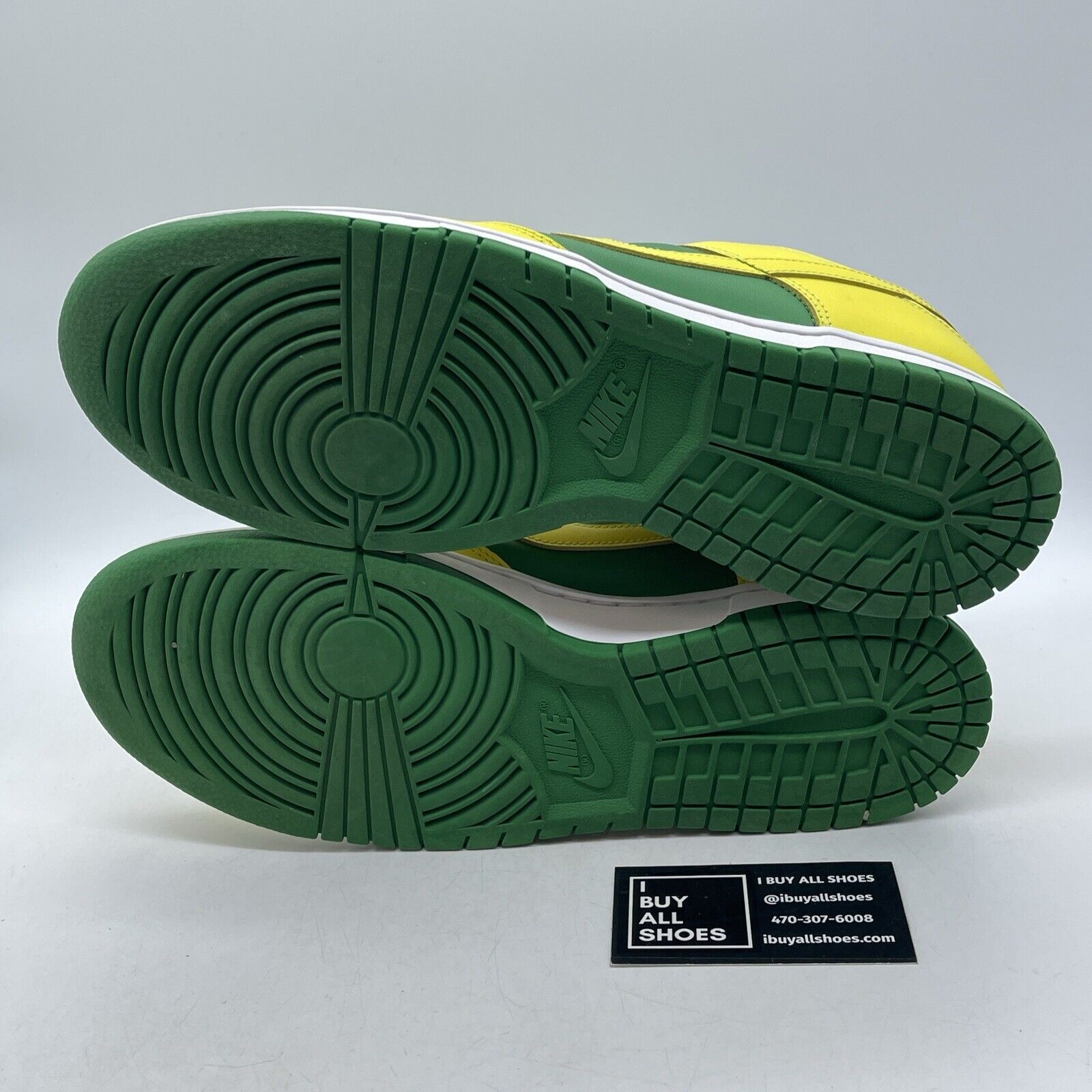 Size 10.5 - Nike Dunk Low Reverse Brazil Green Yellow White Leather (DV0833-300)