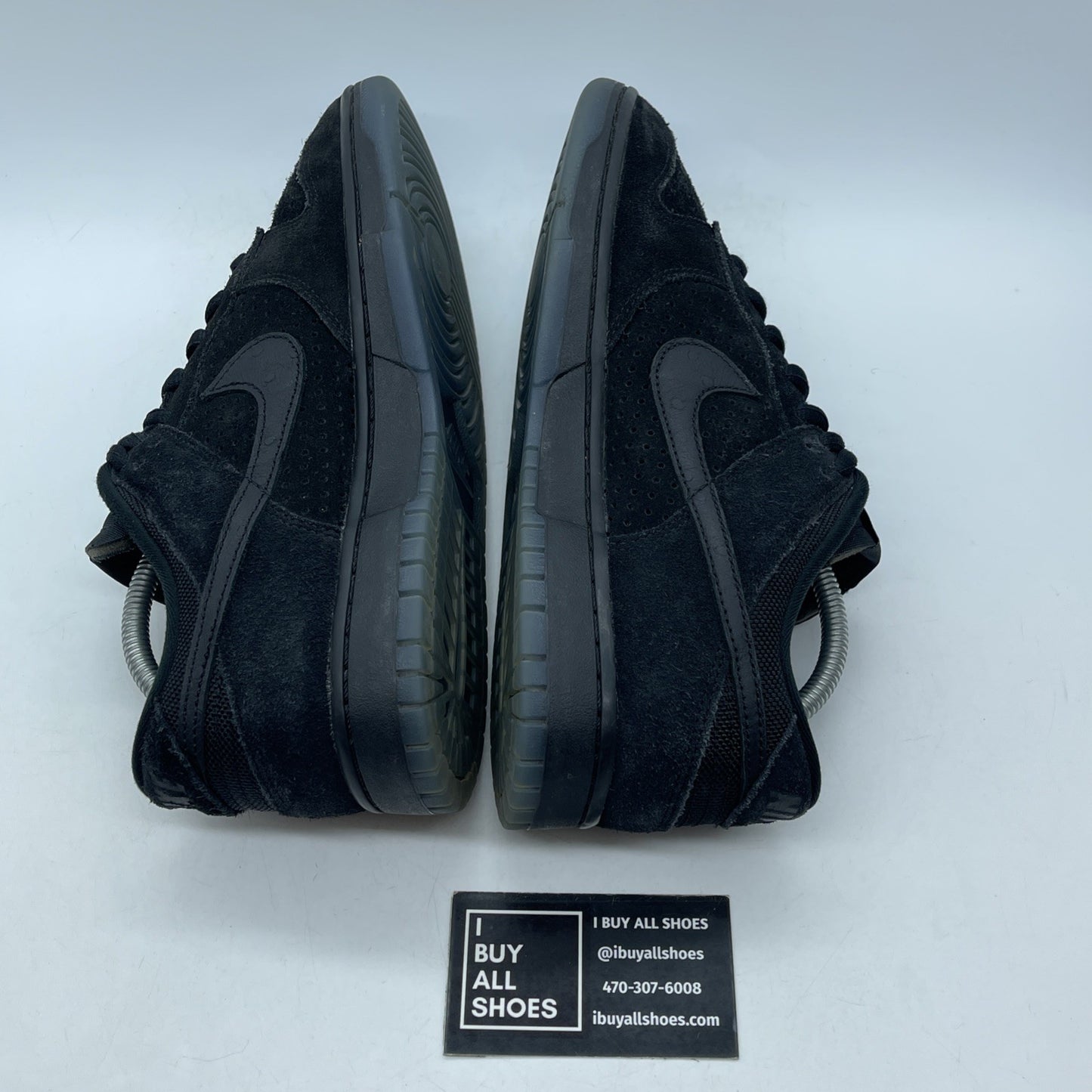 Size 9.5 - Nike Dunk Low x Undefeated Dunk Vs AF1 Black Suede (DO9329-001)