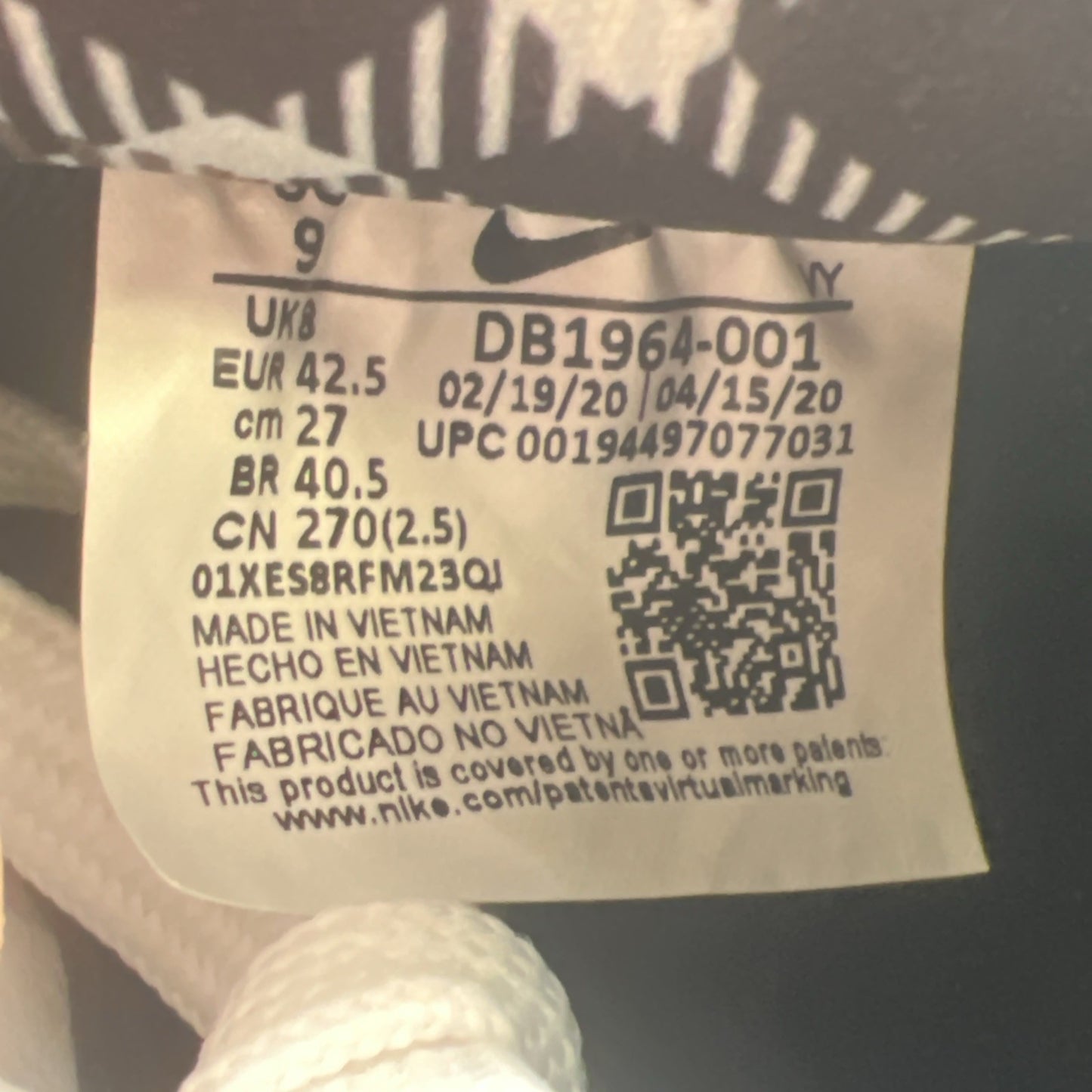 Size 9 - Nike Air Force 1 Low Camo Denim Remix (DB1964-001)