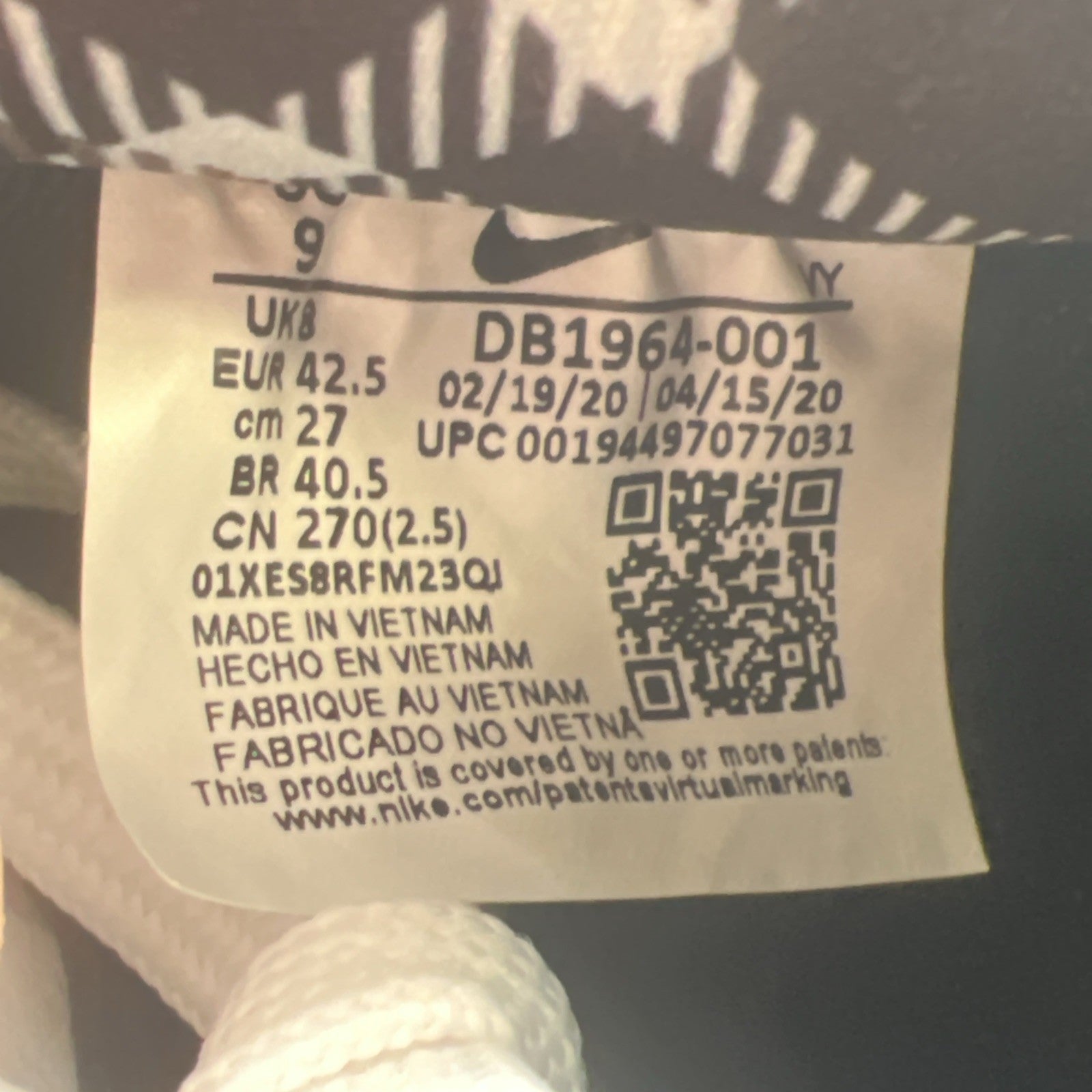 Size 9 - Nike Air Force 1 Low Camo Denim Remix (DB1964-001)