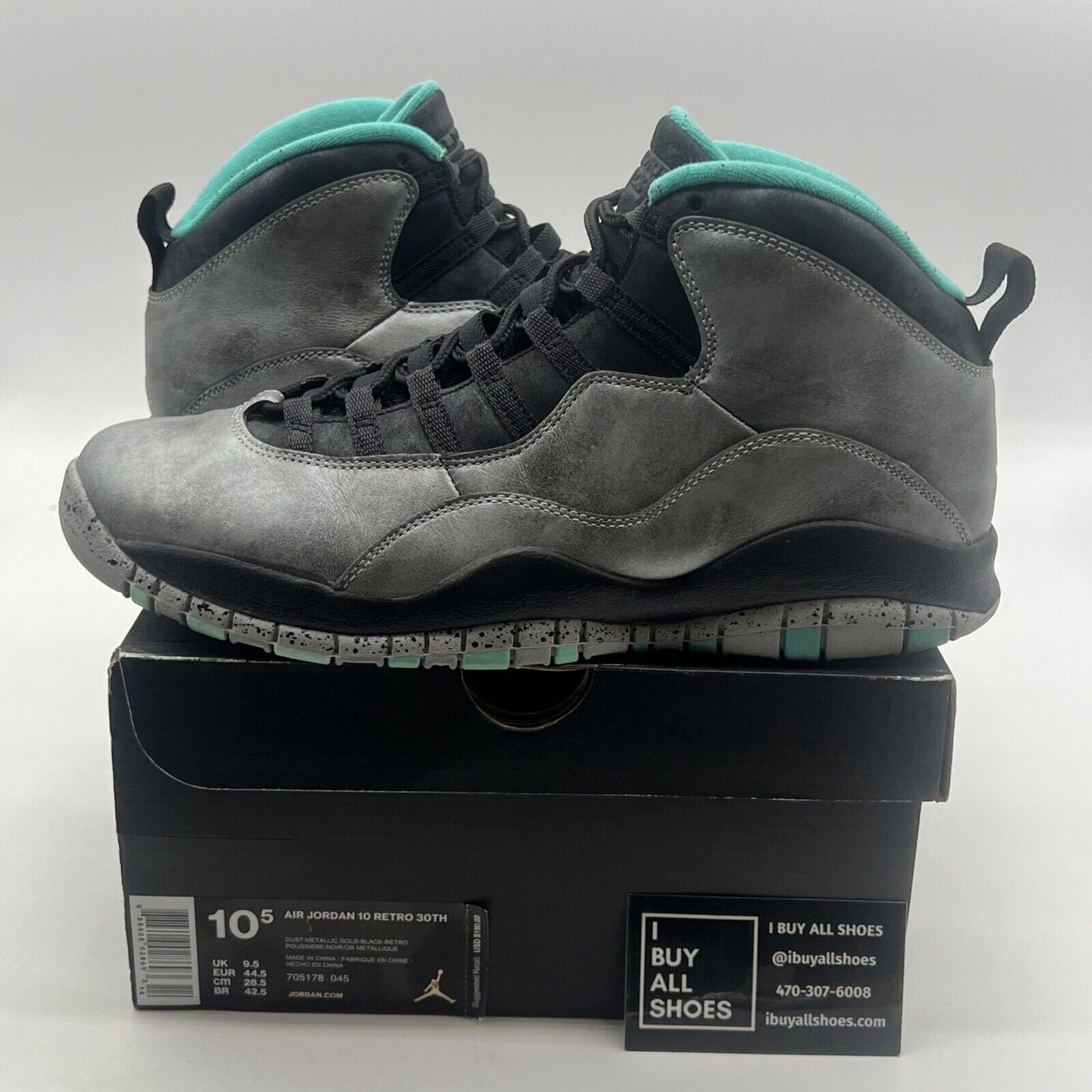 Size 10.5 - Air Jordan 10 Retro Lady Liberty (706178-045)