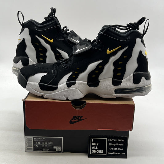 Size 11.5 -  Air Dt Max ‘96 Black White 2024 Yellow Suede Leather  (HM8249-001)