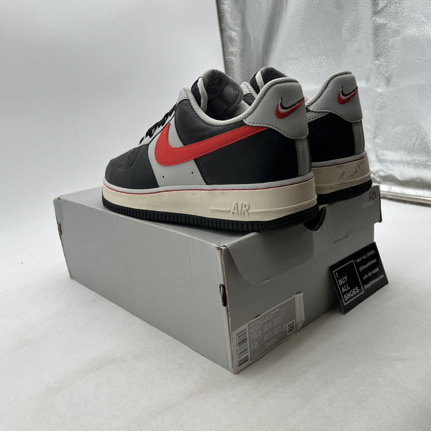 Size 10.5 - Nike Air Force 1 Shoes NBA '75th Anniversary '07 LV8 (DC8874-001)