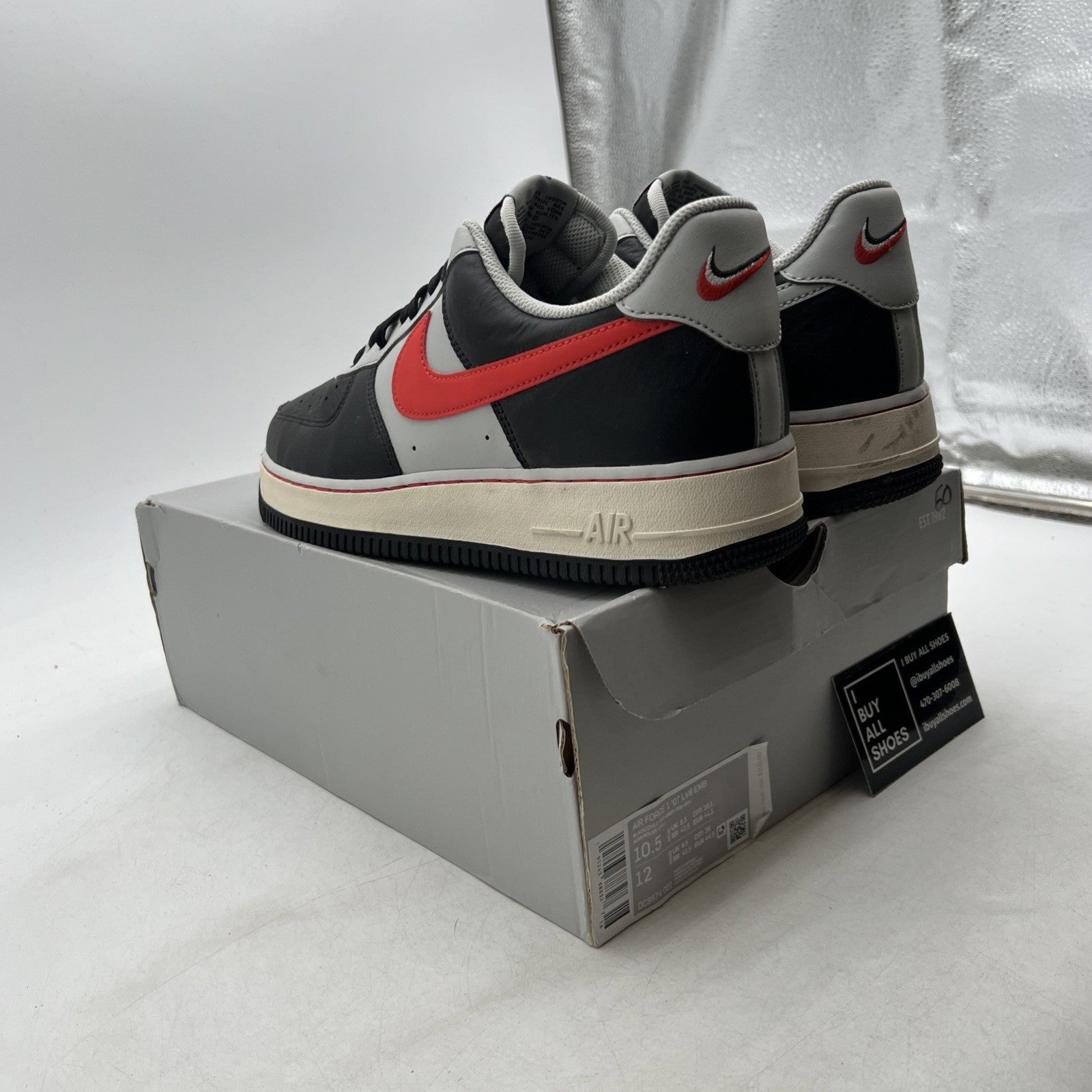Size 10.5 - Nike Air Force 1 Shoes NBA '75th Anniversary '07 LV8 (DC8874-001)