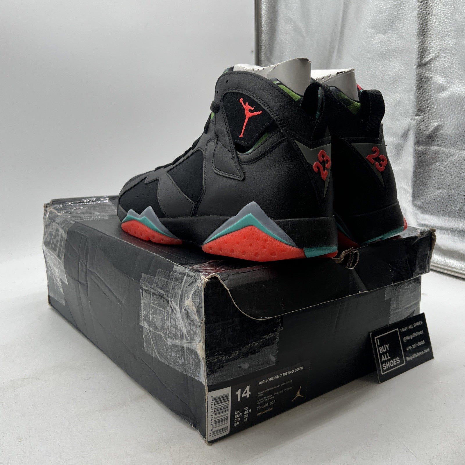 Size 14 - Air Jordan 7 Retro 30th Barcelona Nights (705350-007)