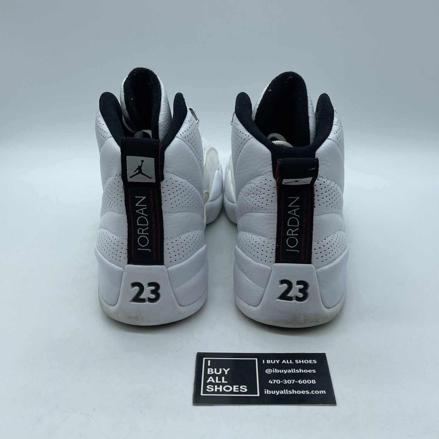 Size 9 - Air Jordan 12 Retro Rising Sun White Black Leather (130690-163)