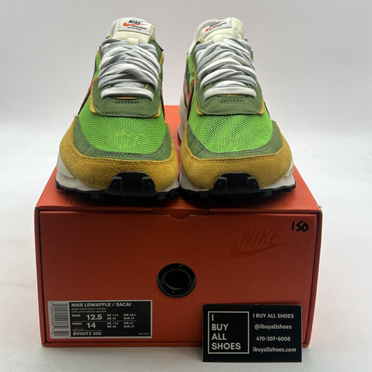 Size 12.5 - sacai x Nike LDWaffle Green Gusto (BV0073-300)