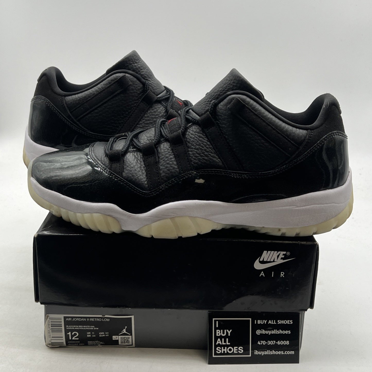 Size 12 - Air Jordan 11 Retro Low 72-10 (AV2187-001)
