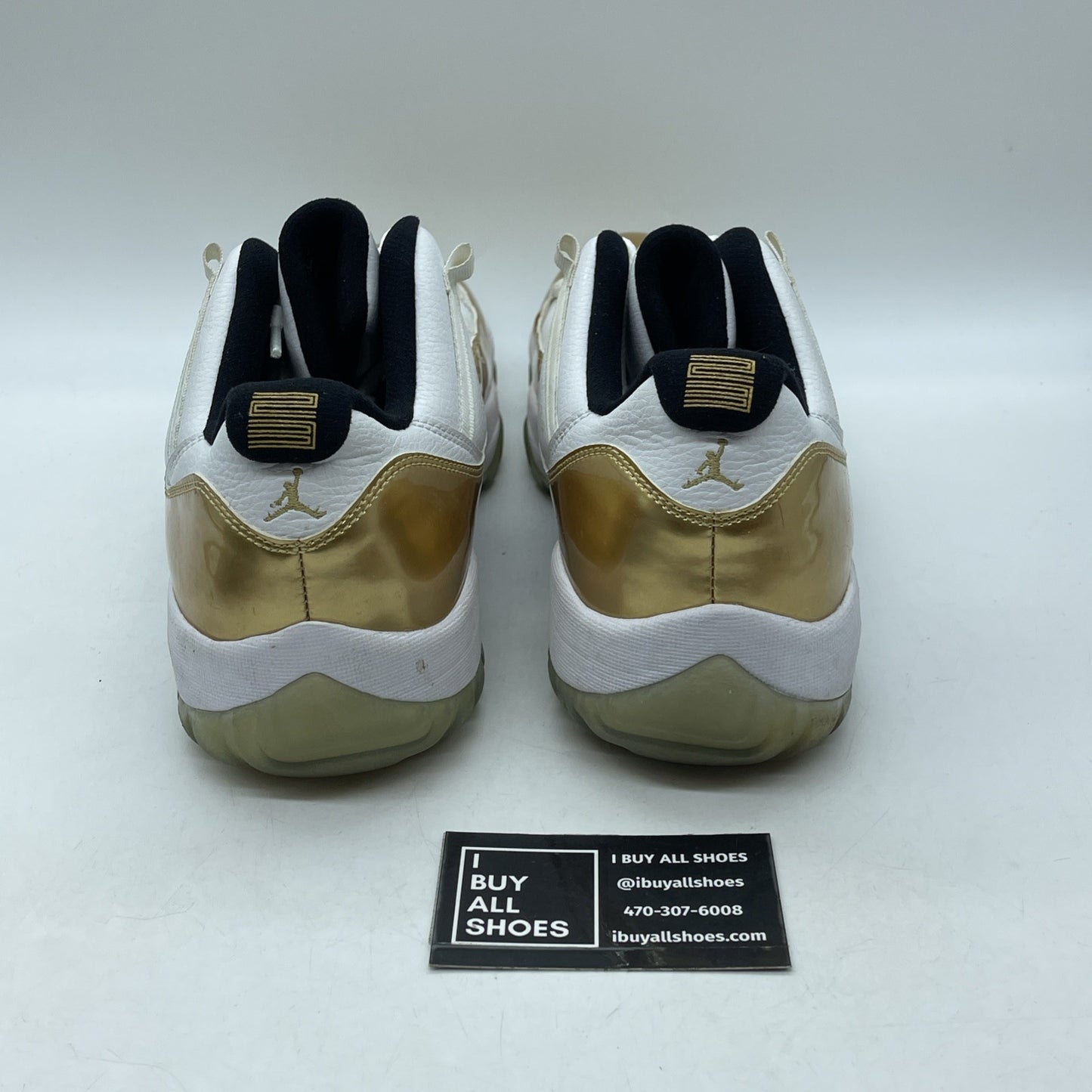 Size 14 - Air Jordan 11 Retro Low Closing Ceremony Gold White (528895-103)