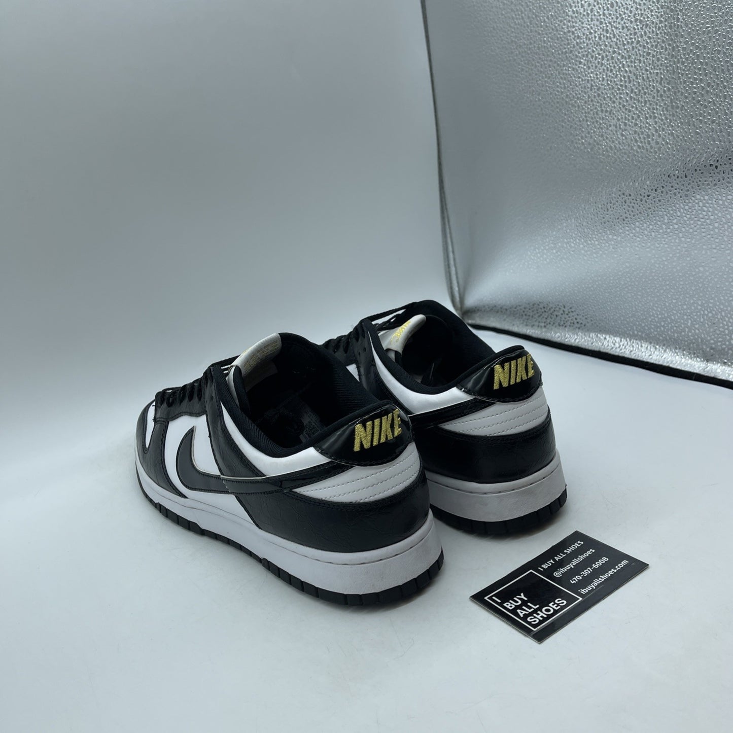 Size 13 - Nike Dunk SE Low World Champ White Black Leather (DR9511-100)