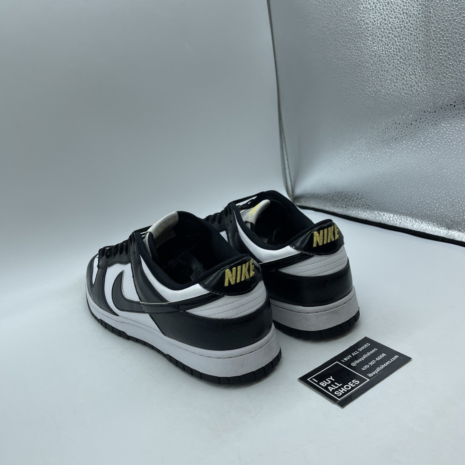 Size 13 - Nike Dunk SE Low World Champ White Black Leather (DR9511-100)