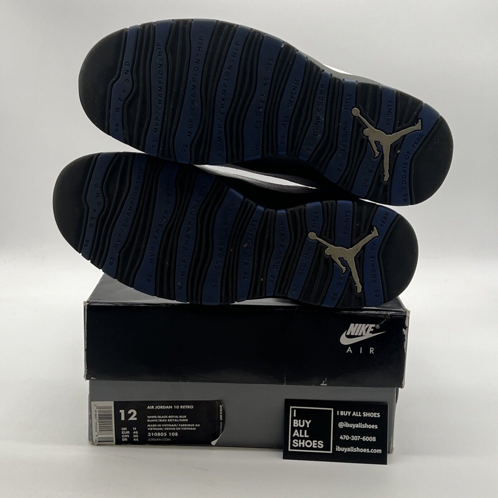 Size 12 - Air Jordan 10 Retro 2018 Orlando (310805-108)