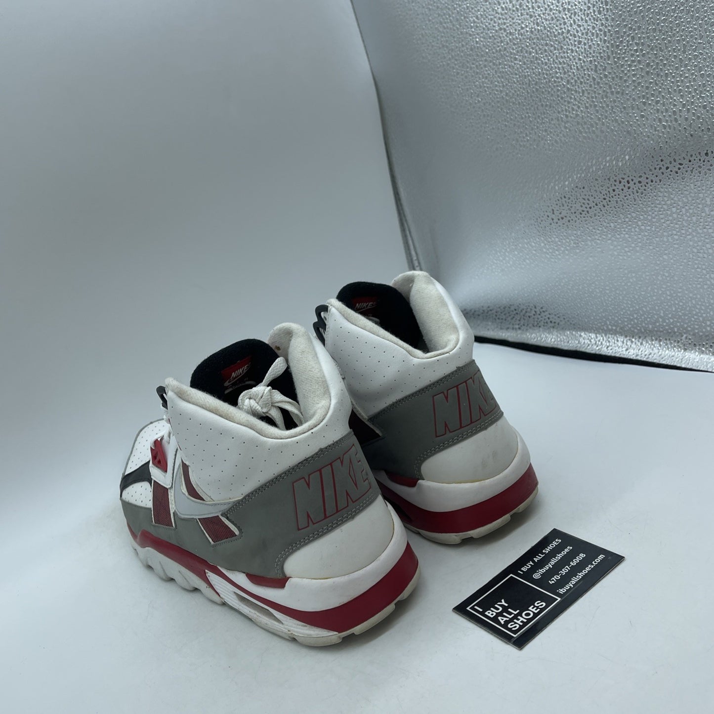 Size 13 - Nike Air Trainer SC High White Varsity Red (302346-107)