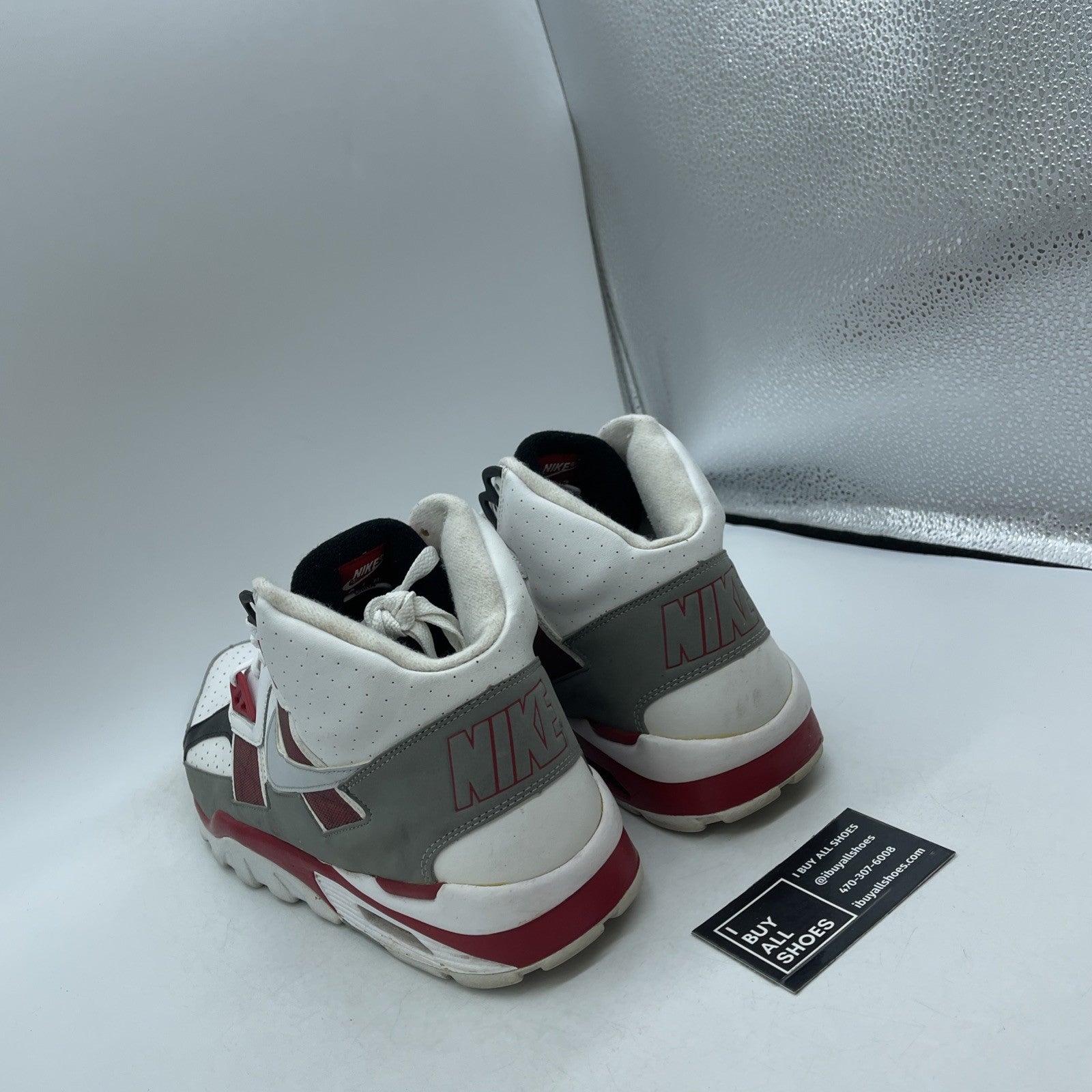 Size 13 - Nike Air Trainer SC High White Varsity Red (302346-107)