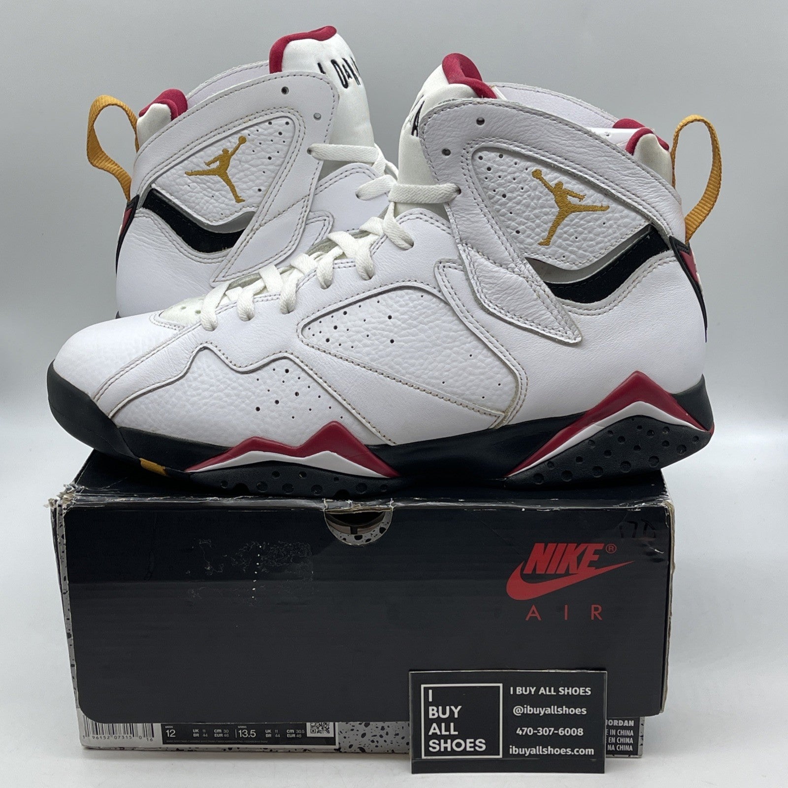 Size 12 - Air Jordan 7 Cardinal 2022 (CU9307-106)
