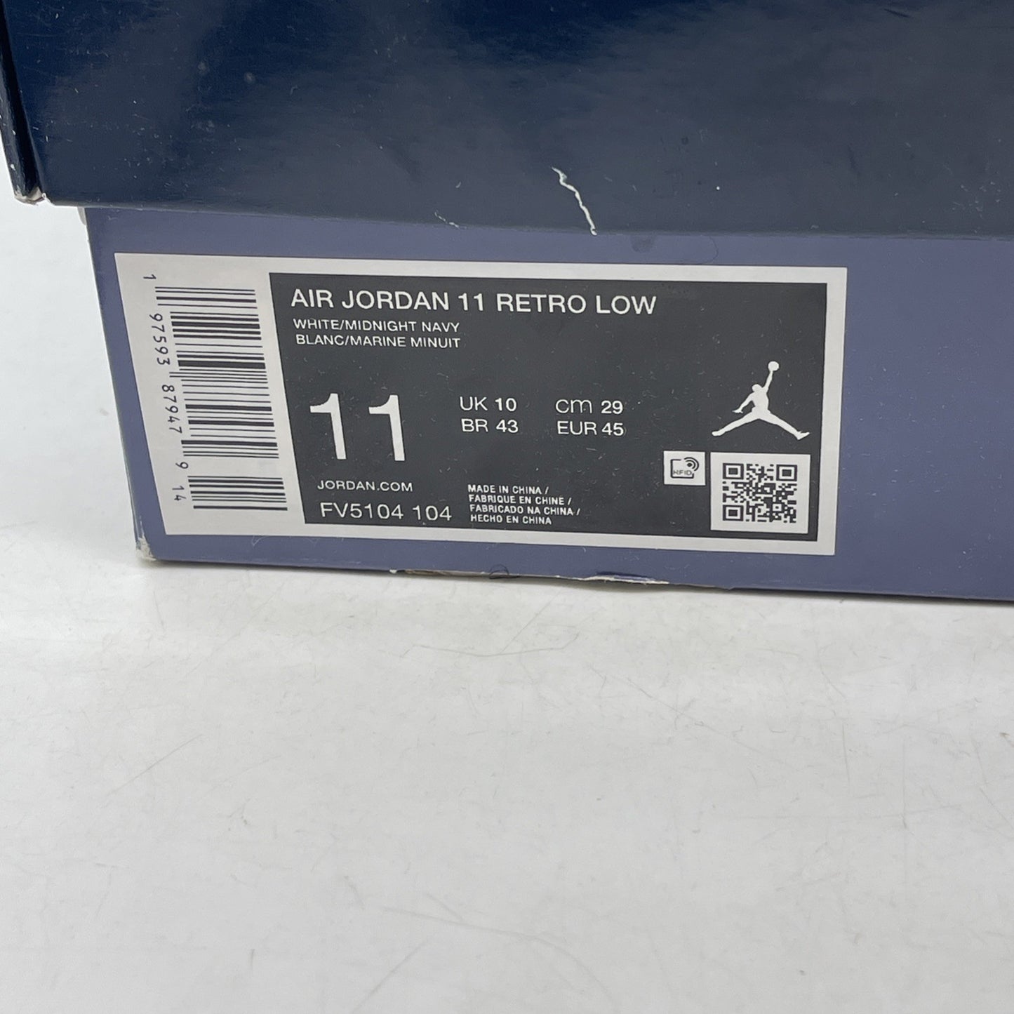 Size 11 - Air Jordan 11 Retro Low Diffused Blue (FV5104-104)