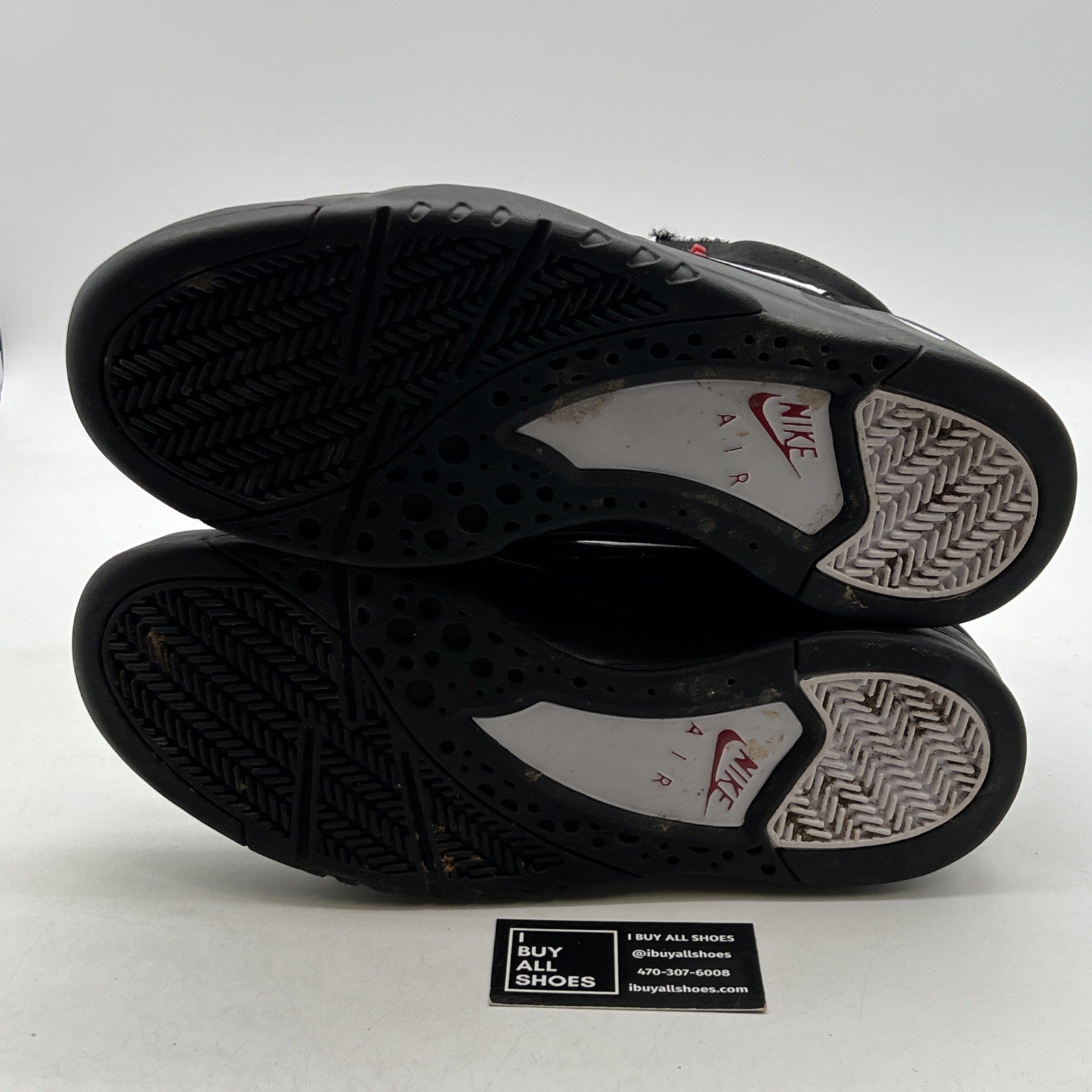 Size 15 - Nike Air Flight Lite Mid Black White (DQ7687-003)