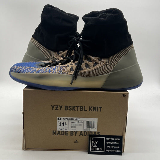 Size 14 - Adidas Yeezy Basketball Knit Slate Azure (HP5613)