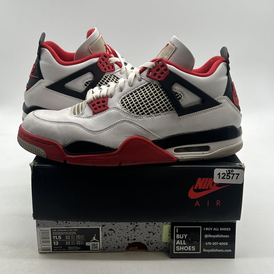Size 11.5 - Air Jordan 4 Retro OG Mid Fire Red (DC7770-160)