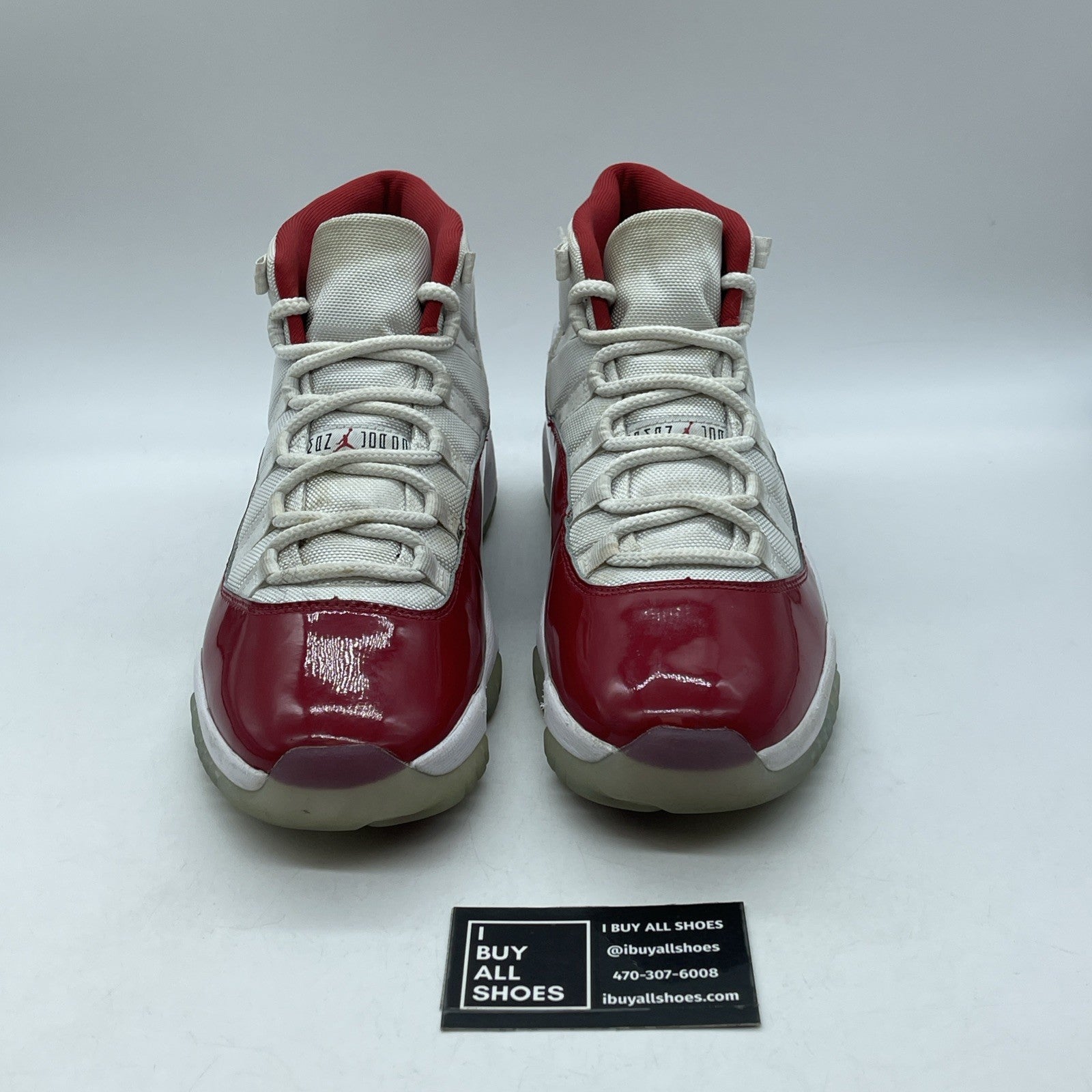 Size 10.5 - Jordan 11 Retro High Cherry White Leather (CT8012-116)