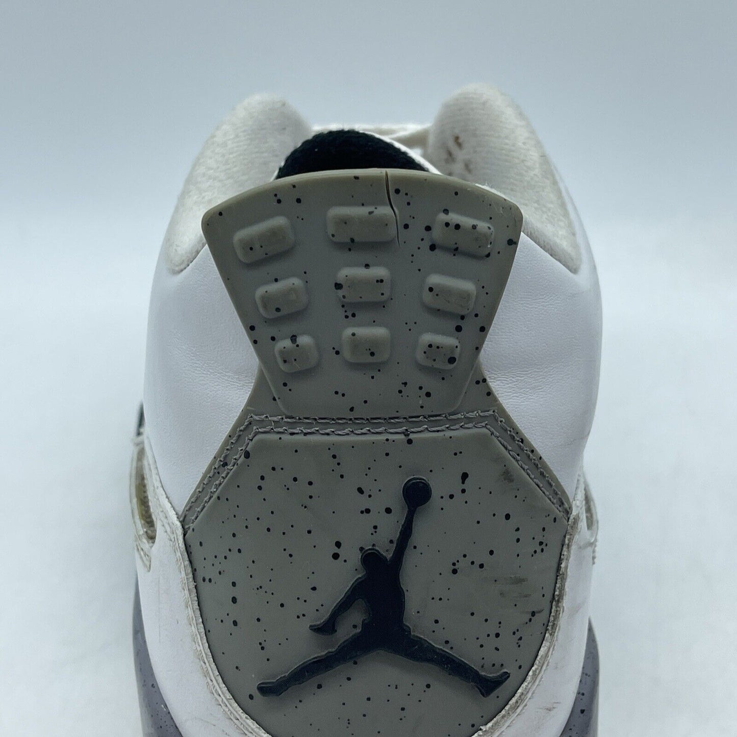 Size 10.5 - Jordan 4 Retro Cement 2012 White Red Black Leather (308497-103)