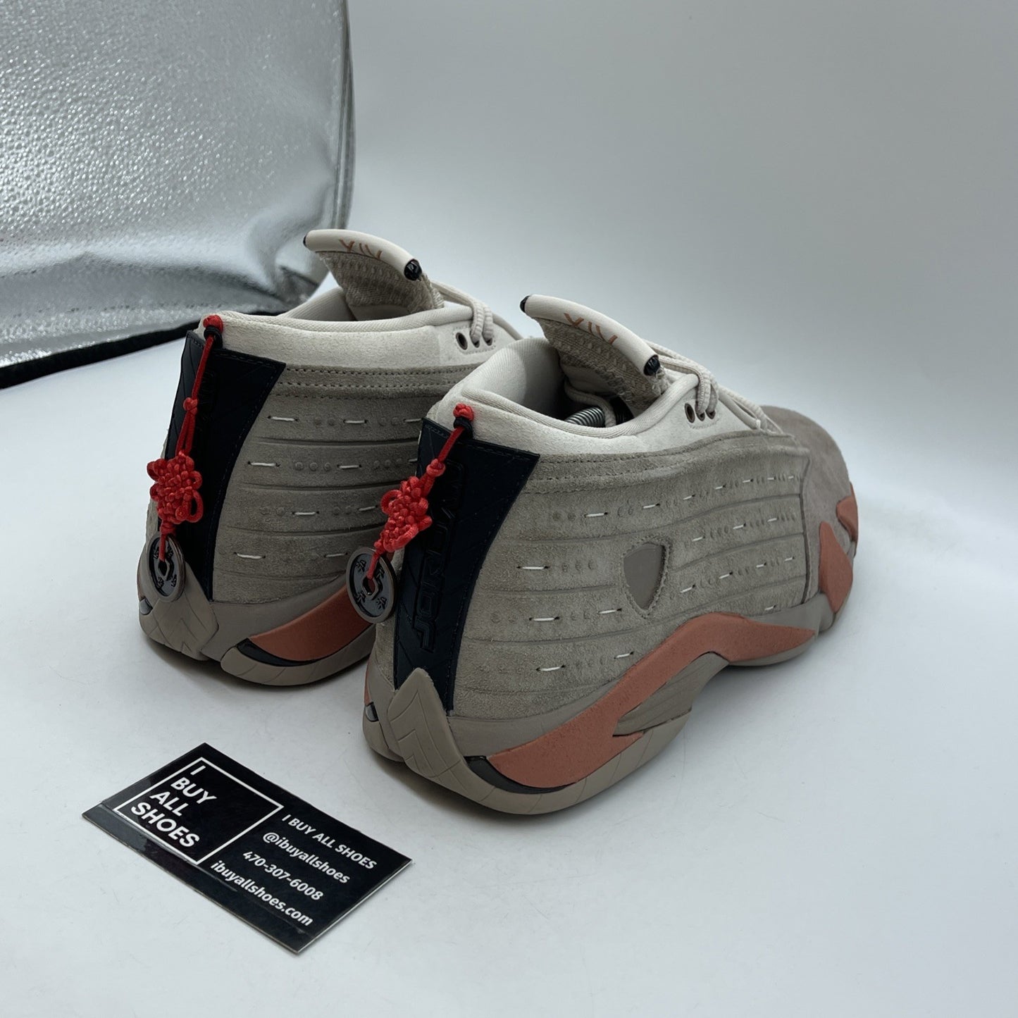Size 11.5 - CLOT x Air Jordan 14 Retro Low Terracotta Suede (DC9857-200)