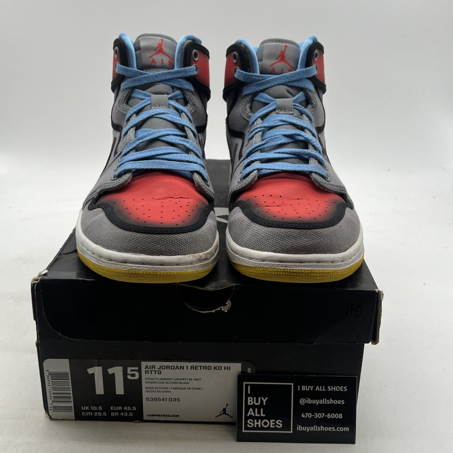 Size 11.5 - Jordan AJKO Retro RTTG High Barcelona (539541-035)