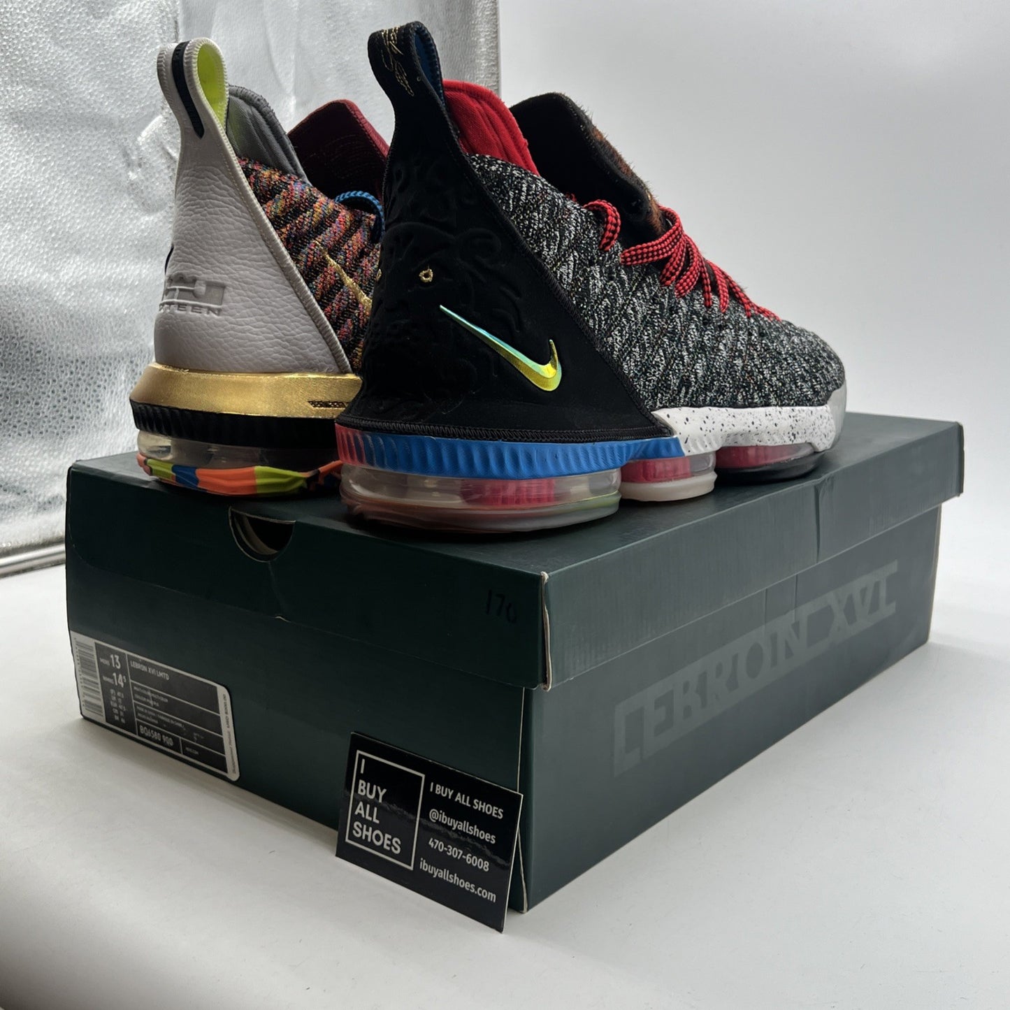 Size 13 - Nike LeBron 16 What The (BQ6580-900)