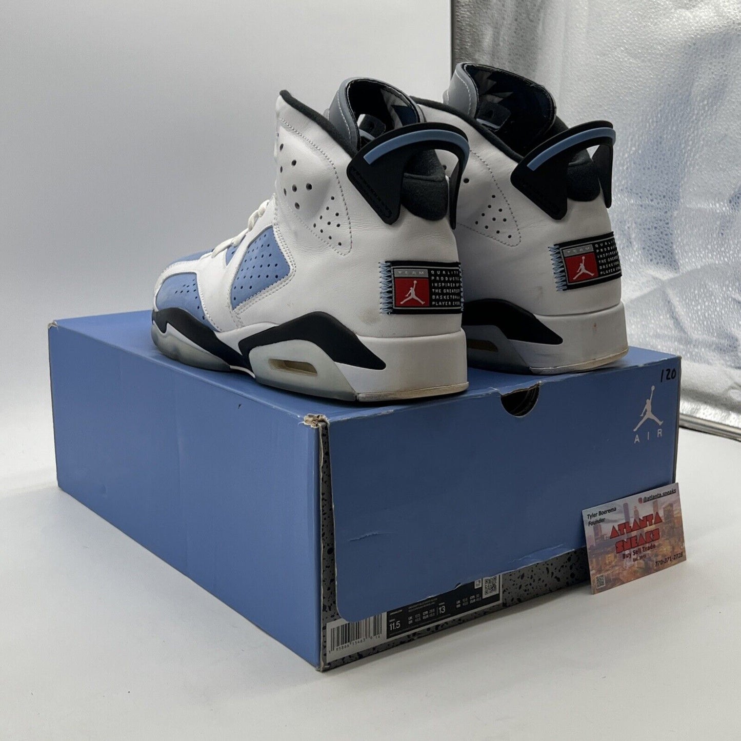 Size 11.5 - Air Jordan 6 Retro Mid UNC Home (CT8529-410)