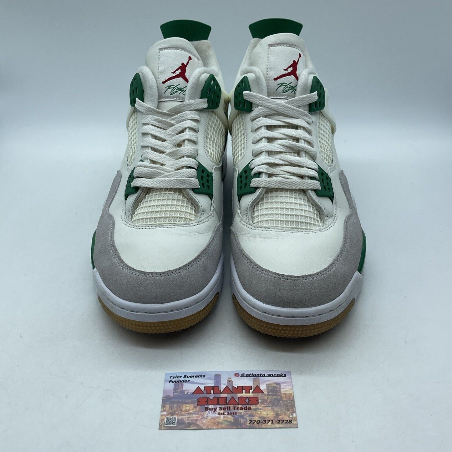 Size 13 - Jordan 4 Retro SP x Nike SB Mid Pine Green Suede Leather (DR5415-103)