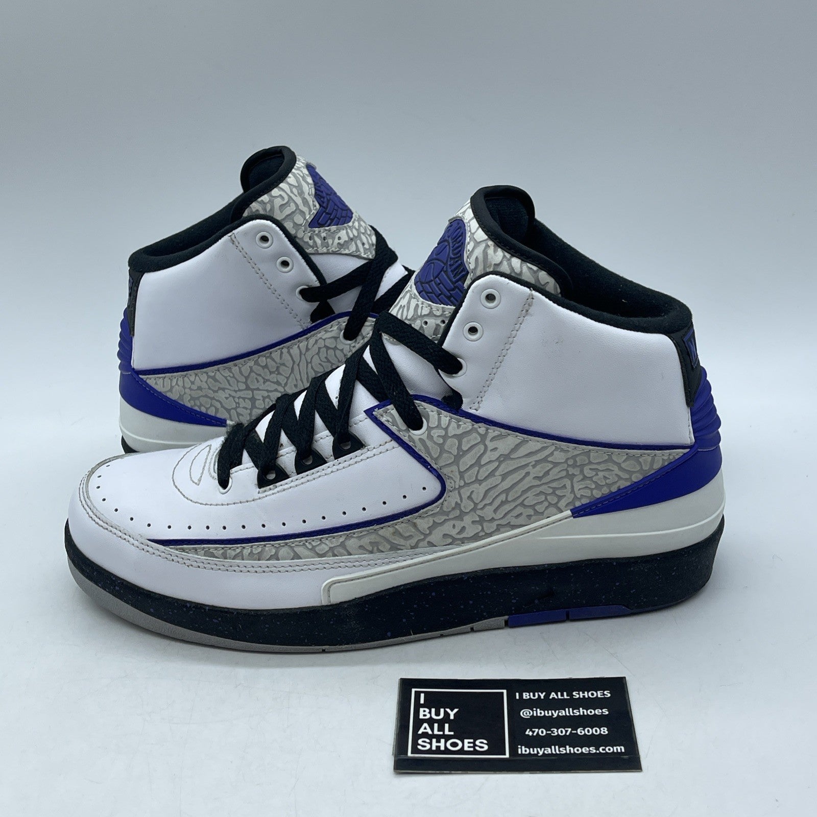 Size 9 - Air Jordan 2 Retro Concord (385475-153)