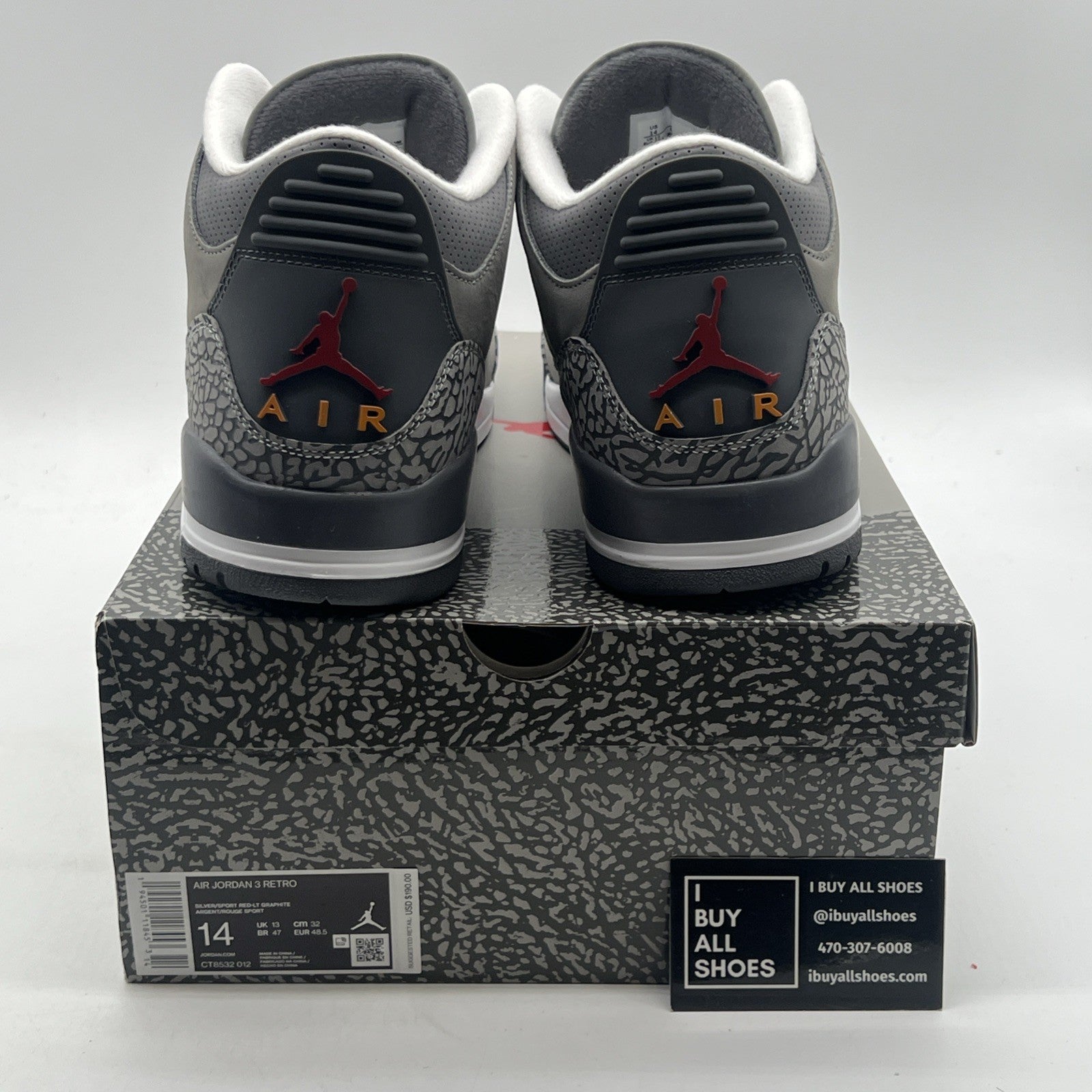 Size 14 - Air Jordan 3 Retro Mid Cool Grey (CT8532-012)