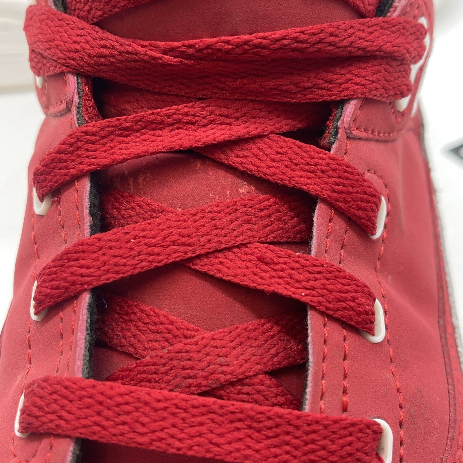 Size 13 - Ewing 33 HI Strawberries and Cream Red White Suede (1EW90161-611)