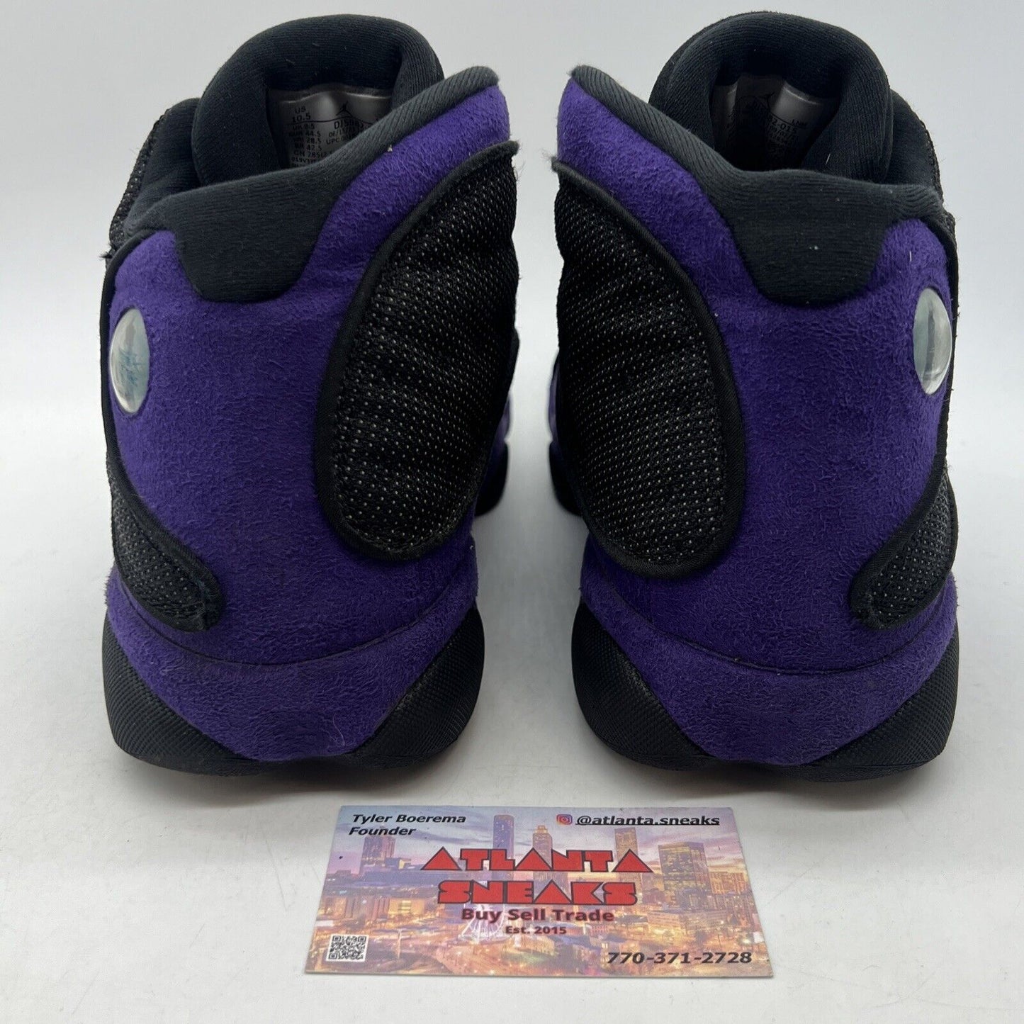 Size 10.5 - Jordan 13 Retro Court Purple Black Leather Suede (DJ5982-015)