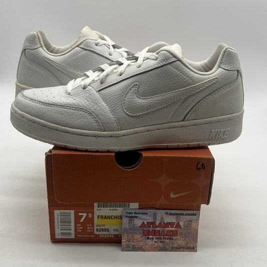 Size 7.5 - Nike Court Vision Low ‘Triple White’ (302595-111)