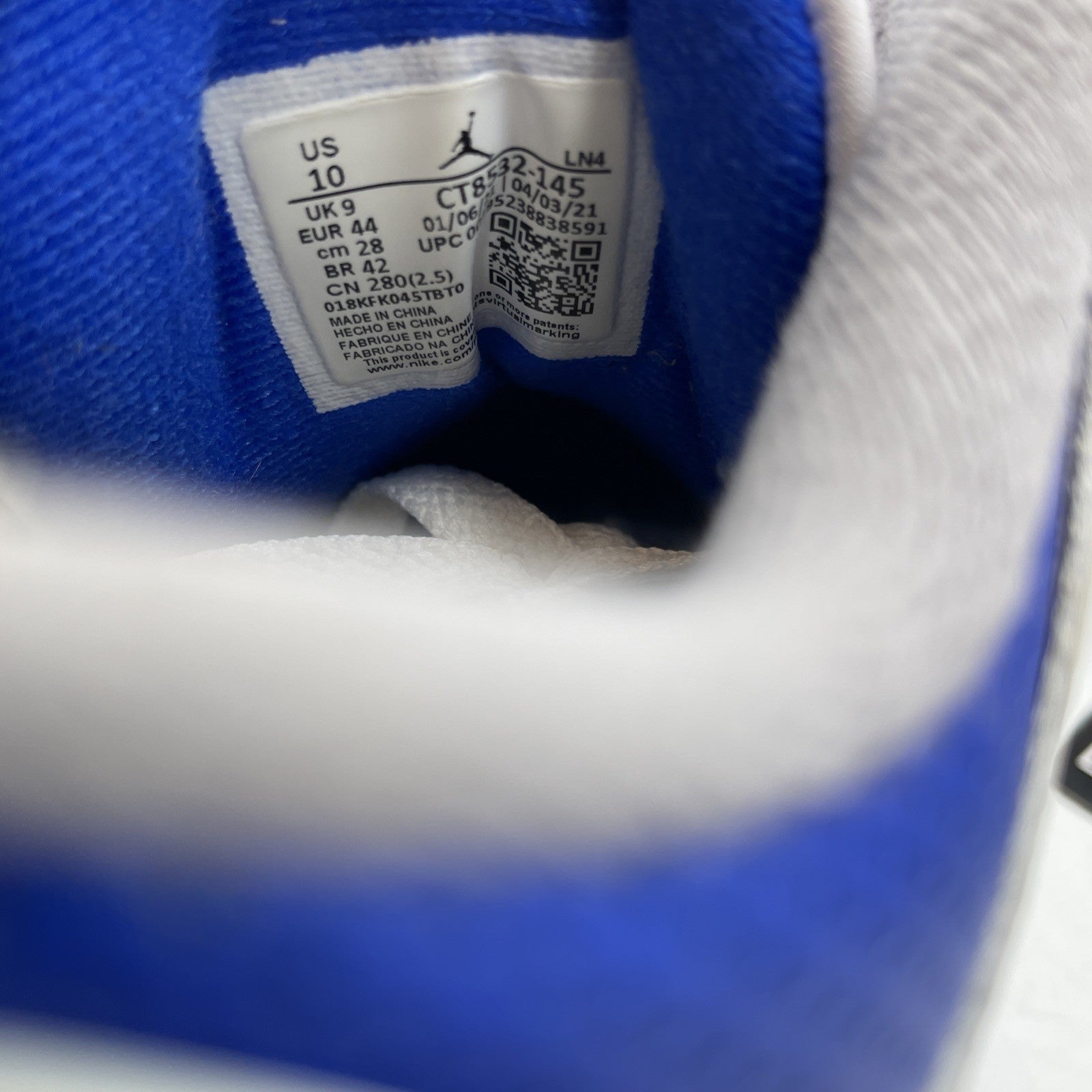 Size 10 - Jordan 3 Retro Mid Racer Blue White Suede Leather (CT8532-145)