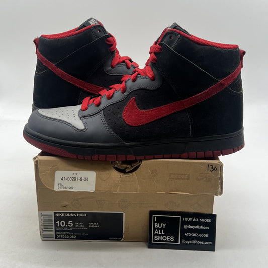 Size 10.5 - Nike Dunk High Gray - (317982-062)