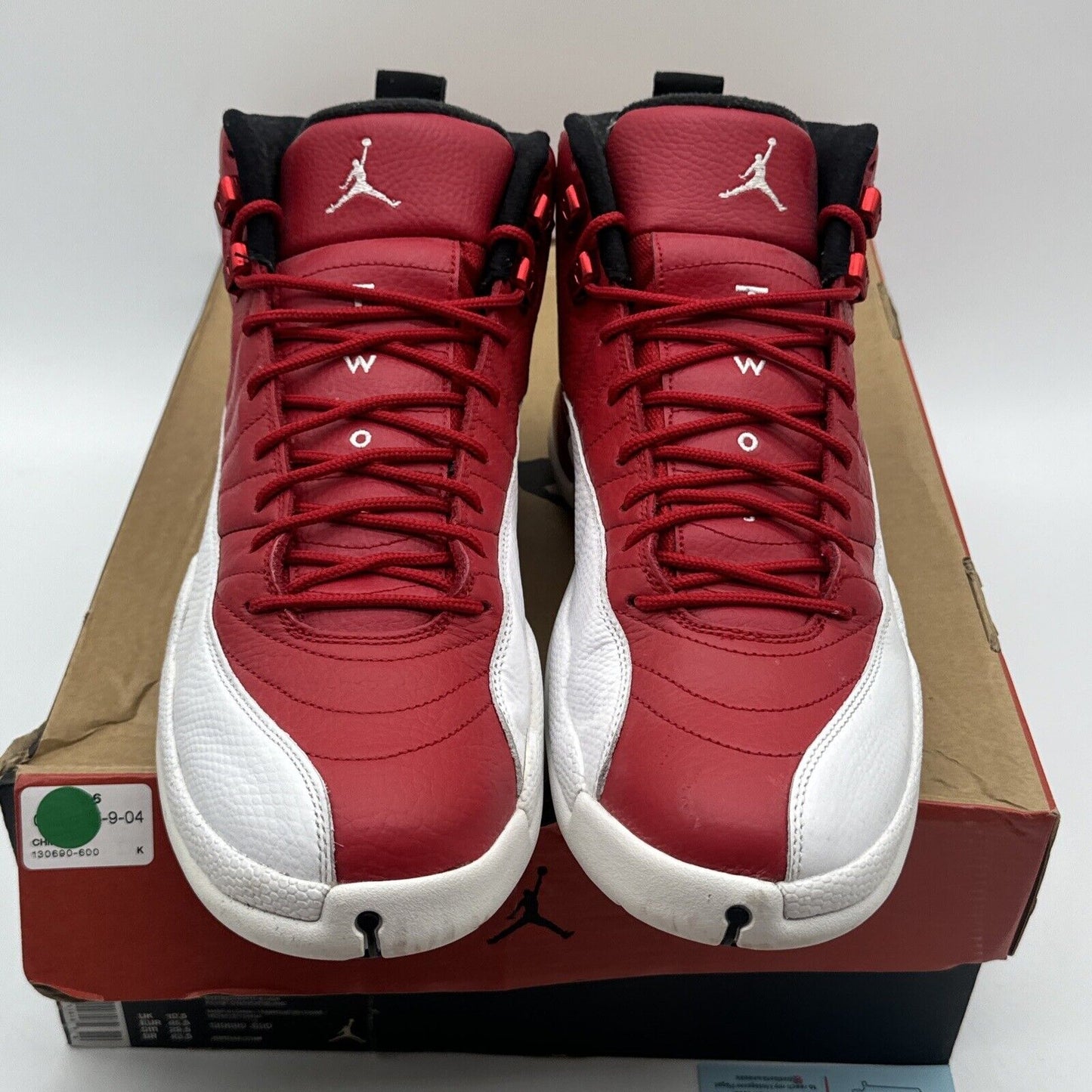 Size 11.5 - Jordan 12 Retro Gym Red 2016 Leather St John OG All Jumpan Trio