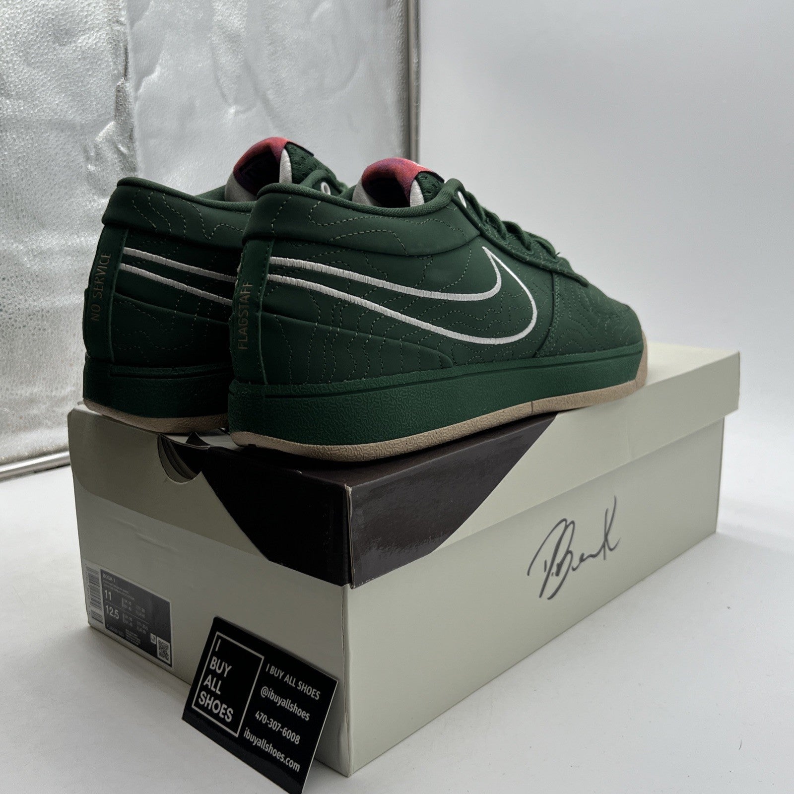 Size 11 - Nike Book 1 (FJ4249 300) Sneaker Trainer Green
