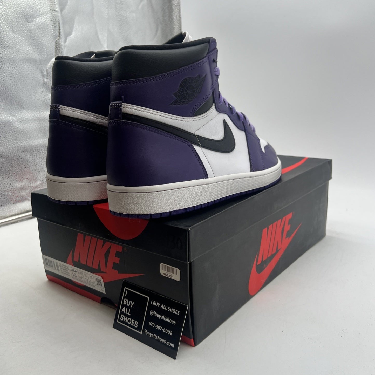 Size 13 - Air Jordan 1 Retro OG High Court Purple 2.0 (555088-500)