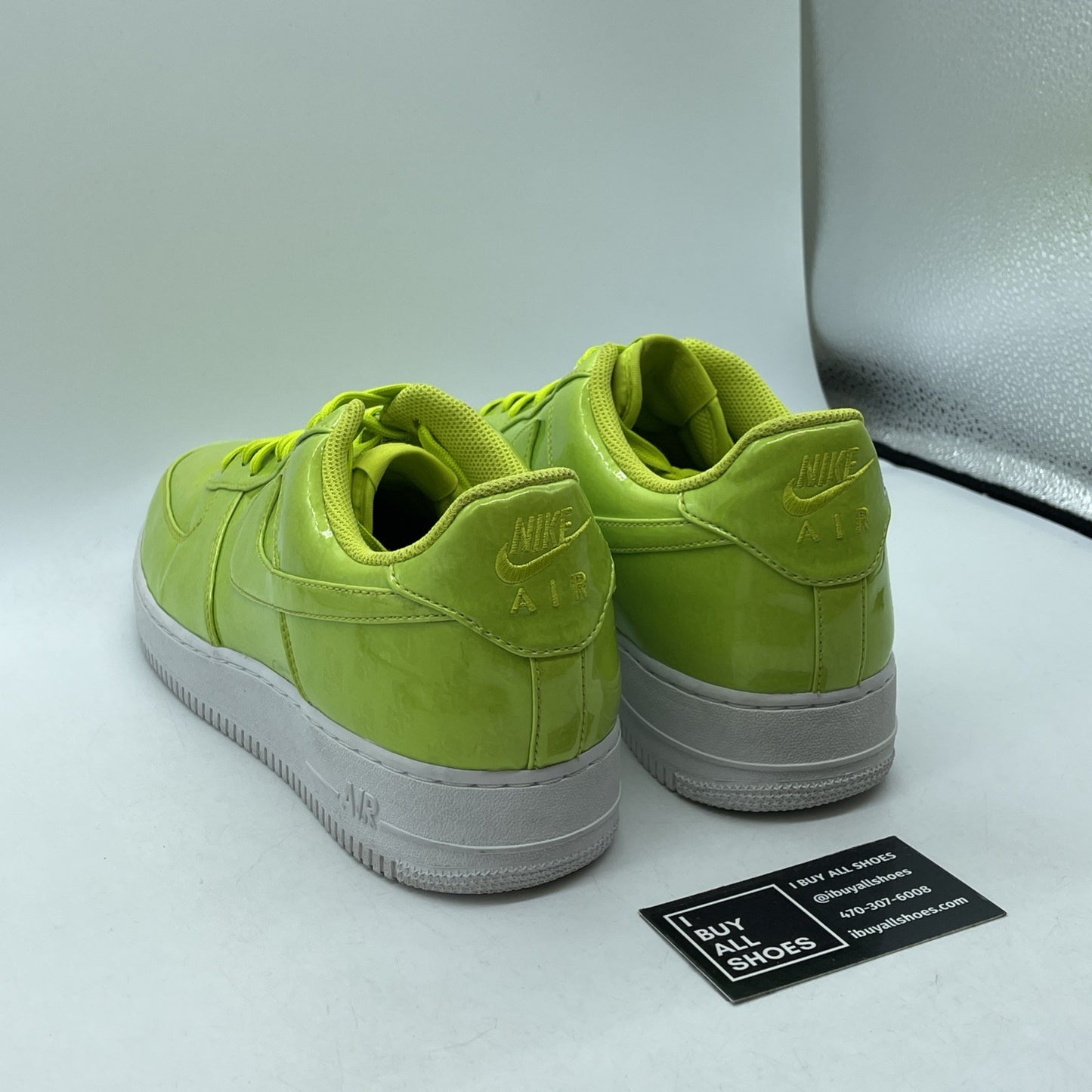 Size 12 - Nike Air Force 1 '07 LV8 UV Cyber Green Leather (AJ9505-300)
