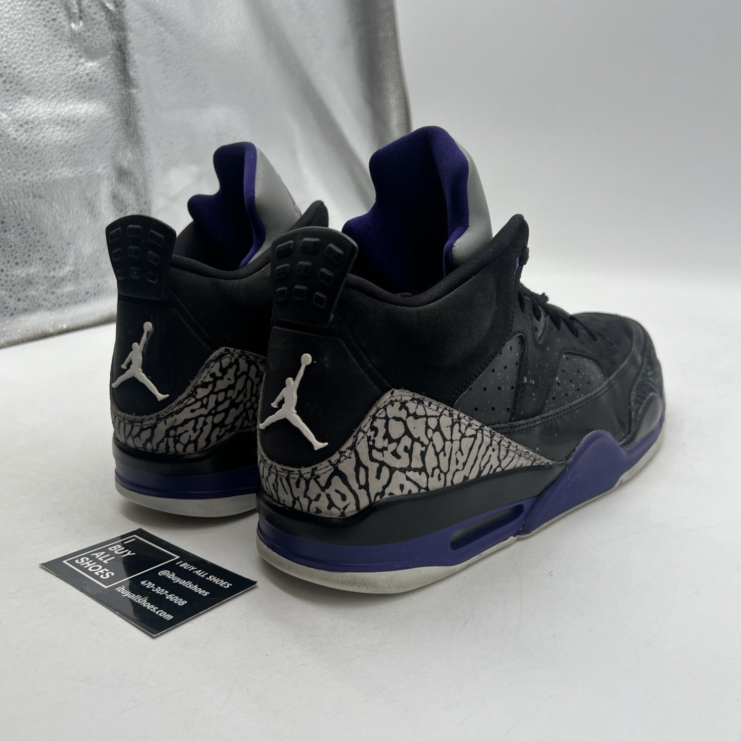 Size 11.5 - Air Jordan Son of Mars Low Black Grape Ice (580603-008)