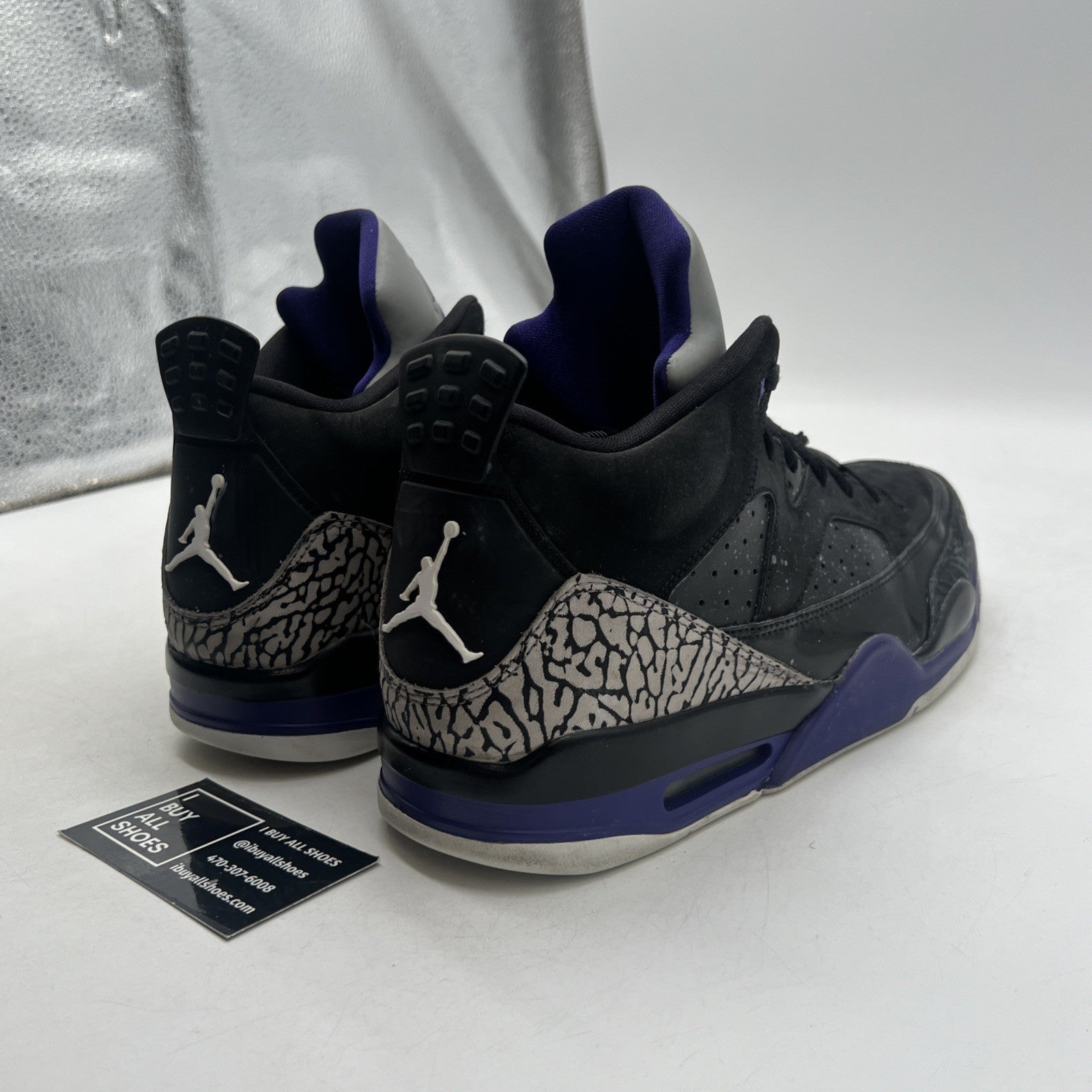 Size 11.5 - Air Jordan Son of Mars Low Black Grape Ice (580603-008)
