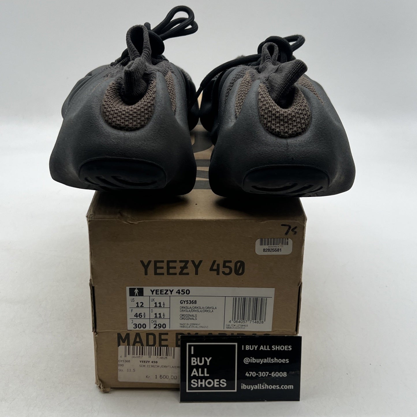 Size 12 - adidas Yeezy 450 Dark Slate - (GY5368)