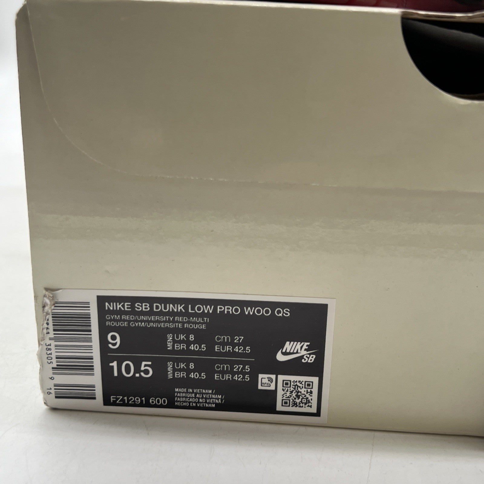 Size 9 - Nike The Wizard of Oz x Dunk SB Low Poppy Field (FZ1291-600)