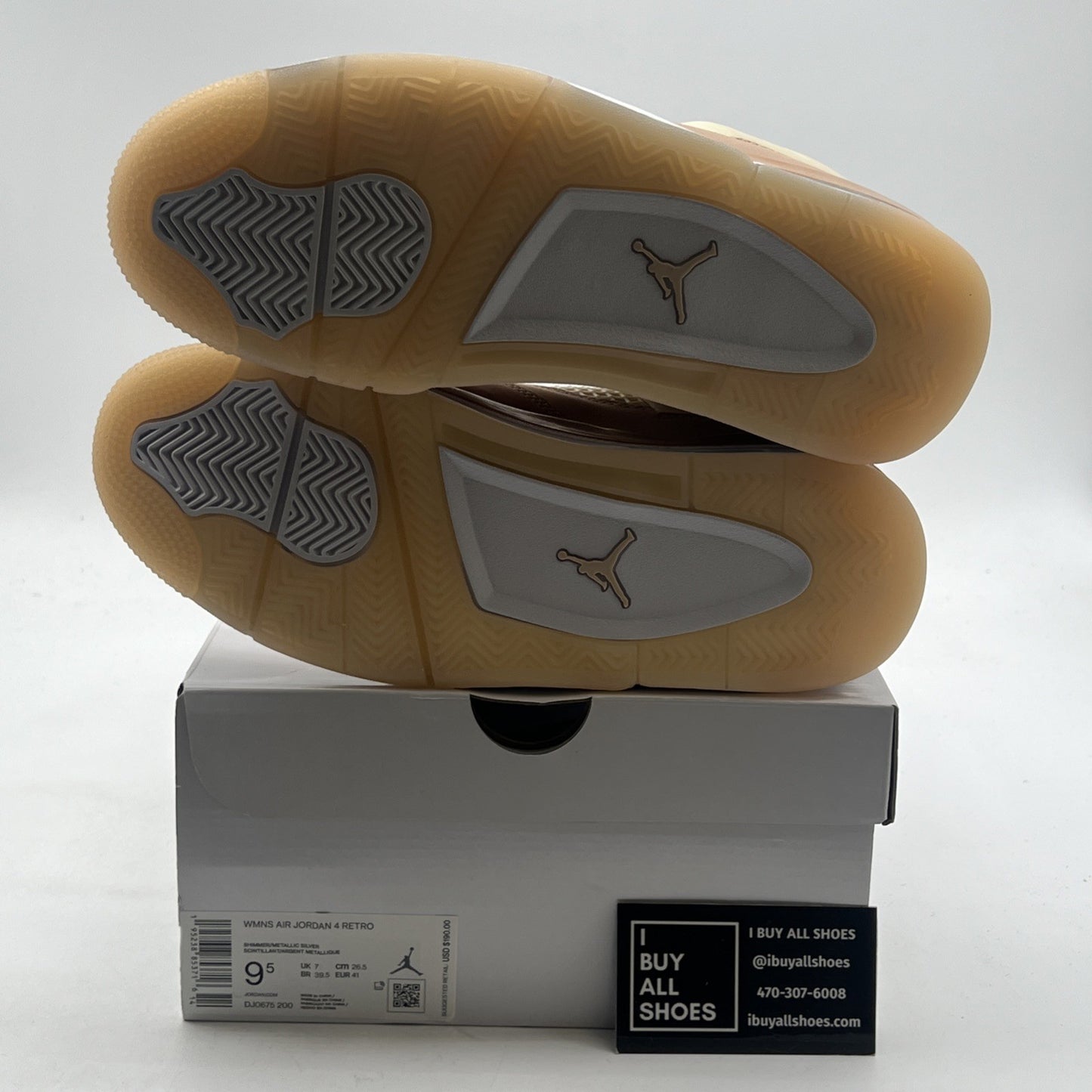 Size 9.5 - Air Jordan 4 Retro Shimmer W (DJ0675-200)