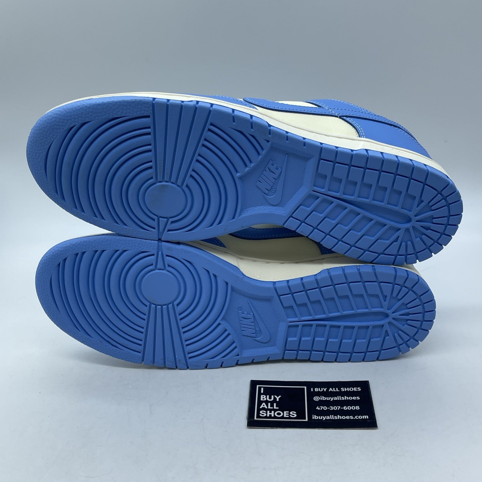Size 11 - Nike Dunk Low University Blue Coconut Milk White Leather (DV0833-113)